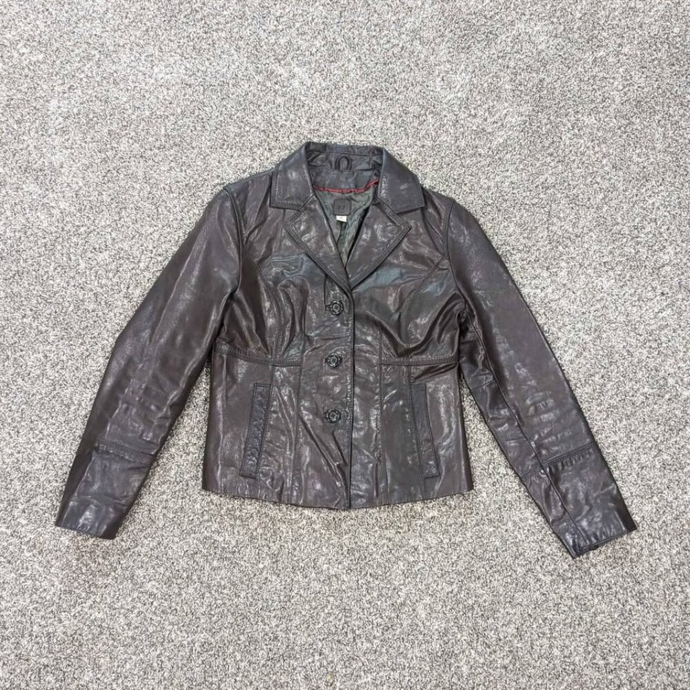 Wilsons Leather Vintage Jacket Size Medium Brown